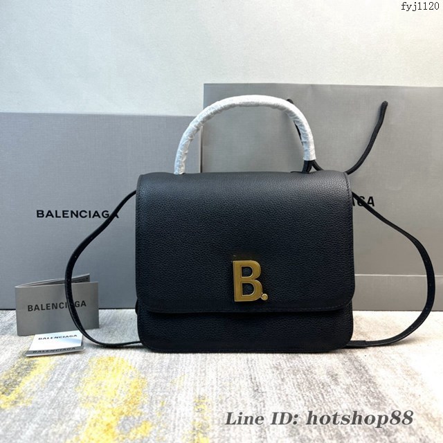 Balenciaga專櫃爆款小牛皮肩背女包 巴黎世家手提豆腐包 款號：644205 fyj1120