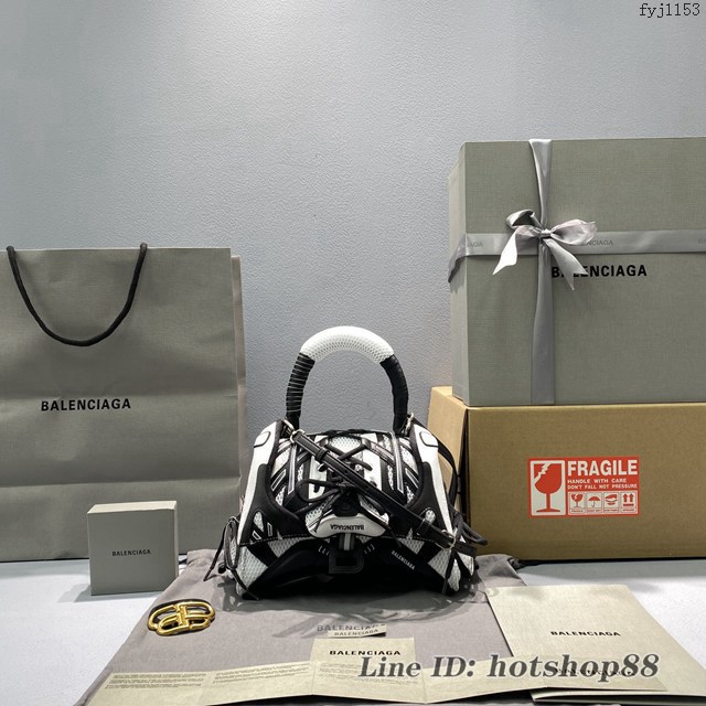 Balenciaga專櫃爆款新系列球鞋組合手提肩背女包 巴黎世家小號Hourglass球鞋沙漏包 fyj1153