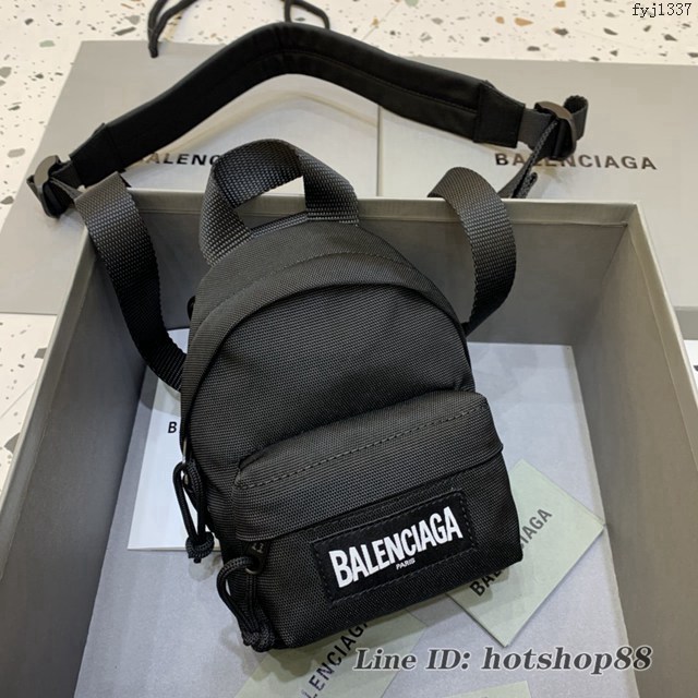 Balenciaga專櫃爆款女士mini背包 巴黎世家oversized迷你雙肩包 fyj1337