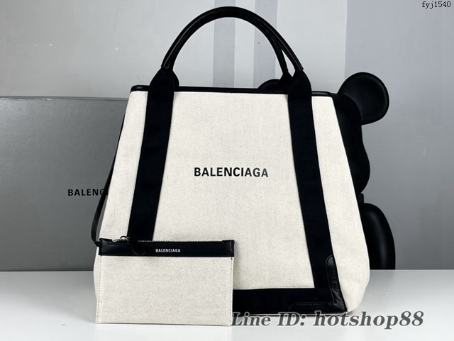 Balenciaga專櫃爆款大號手提購物袋 巴黎世家經典款棉質帆布包 fyj1540