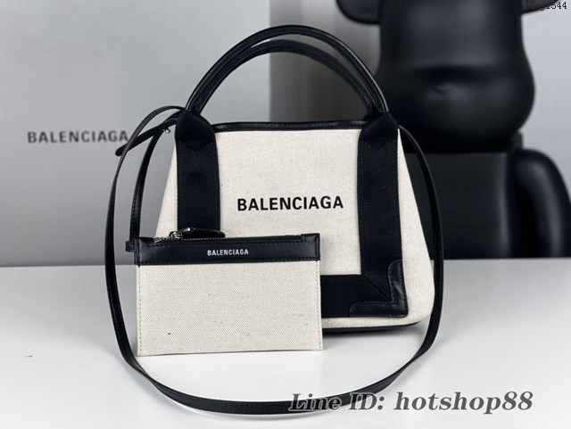 Balenciaga專櫃爆款超迷你號手提購物袋 巴黎世家經典款棉質帆布包 fyj1544