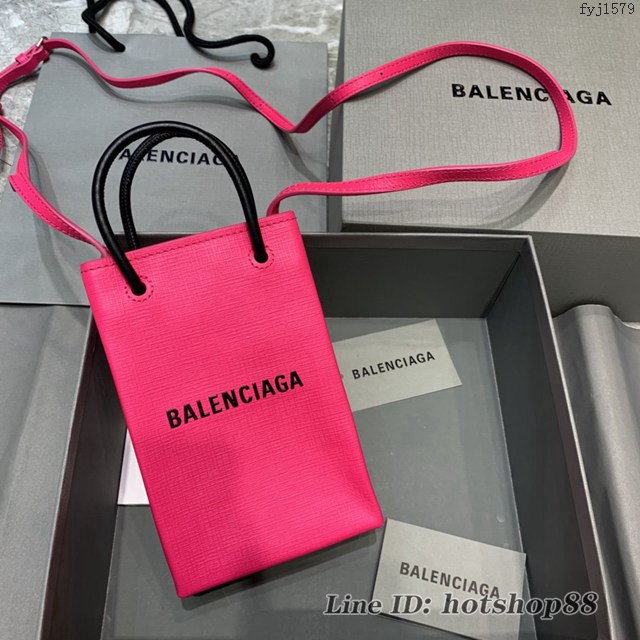 Balenciaga專櫃爆款mini手提購物袋 巴黎世家新潮迷你手機包 fyj1579