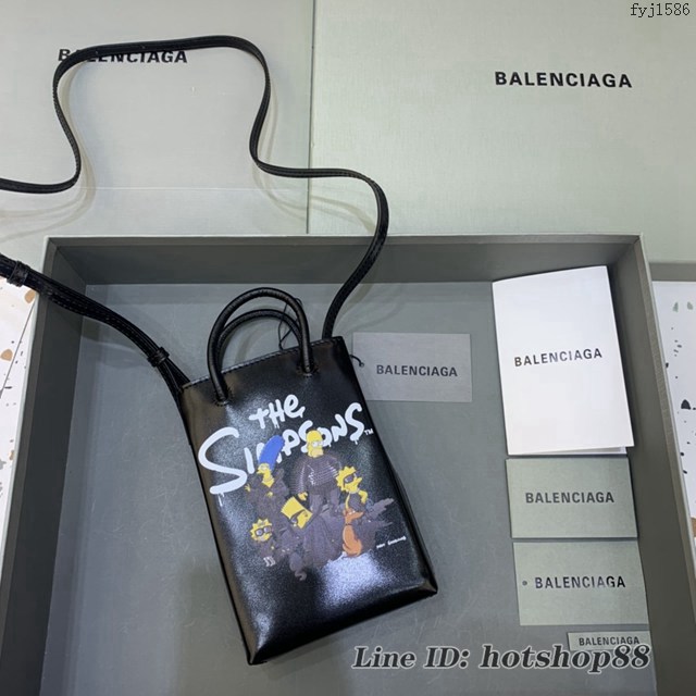 Balenciaga專櫃爆款mini手提購物袋 巴黎世家新潮迷你手機包 fyj1586