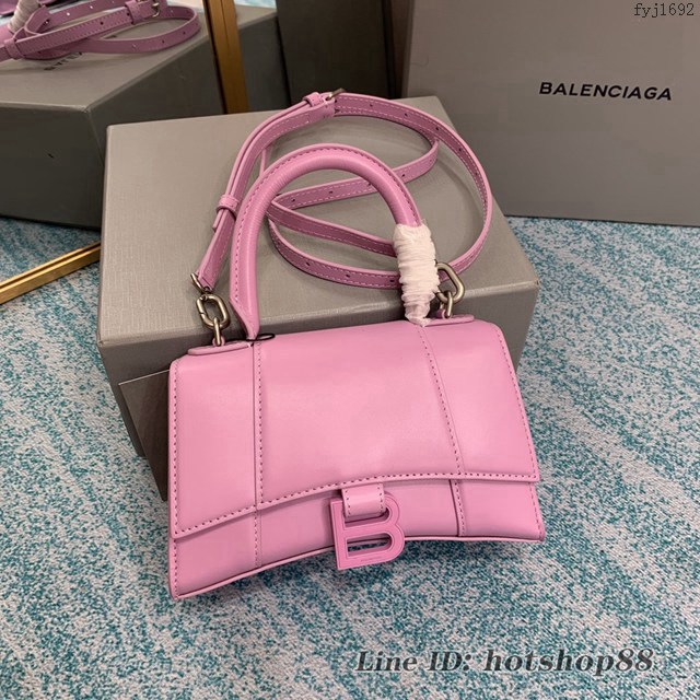 Balenciaga專櫃爆款xs小號手提女包 巴黎世家Hourglass沙漏包 fyj1692