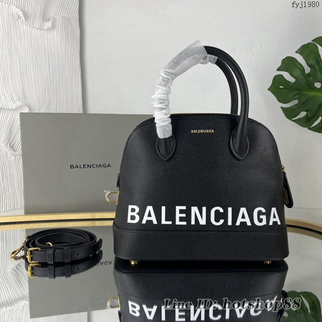 Balenciaga專櫃爆款新版/金色LOGO大號手提貝殼包 巴黎世家原單大字母貝殼包 fyj1980