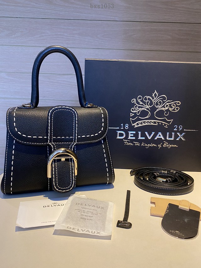 Delvaux專櫃經典款brillant手提包 德爾沃togo皮手縫蠟線小號女包 bxs1053