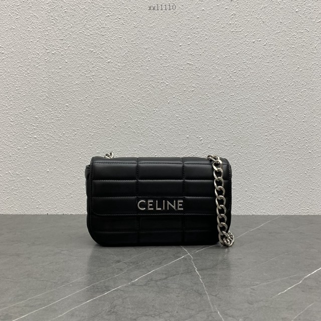 Celine專櫃新款羊皮革鏈條腋下包 賽琳時尚百搭款女包 xxl1110