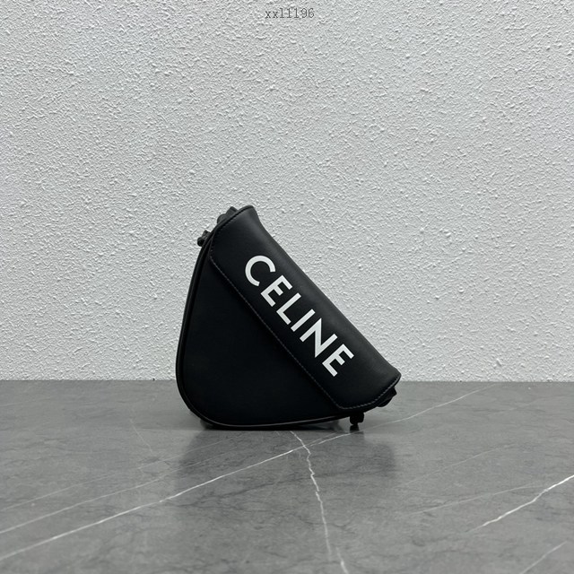 Celine專櫃春夏新品TRIOMPHE三角包 賽琳男女通用款小斜挎包 xxl1196