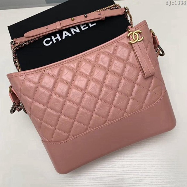 CHANEL女包 2019新品 Chanel Gabrielle# 大號流浪包 升級版 香奈兒鏈條單肩斜挎女包 djc1338