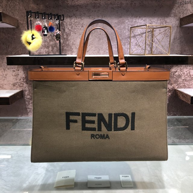 FENDI专柜精品包包 芬迪PEEKABOO Fendi手提購物袋 fdzg2407