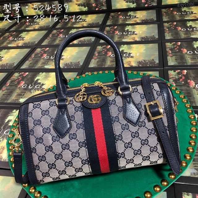 Gucci女包 524589 古馳ophidia手提包 Gucci枕頭包 Gucci女士手袋  gqy1086