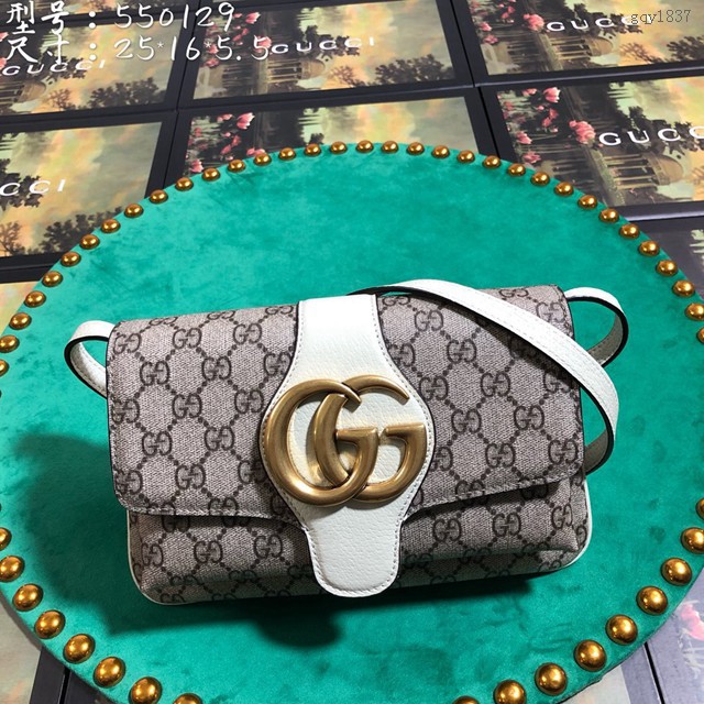 Gucci經典款女包 550129 古馳Arli系列 Gucci小號肩背包 古奇單肩斜挎包  gqy1837