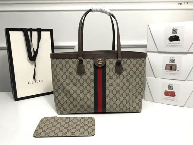 Gucci高仿專櫃女包 631685 古馳ophidia購物袋 Gucci女士手提購物袋  gqy3847