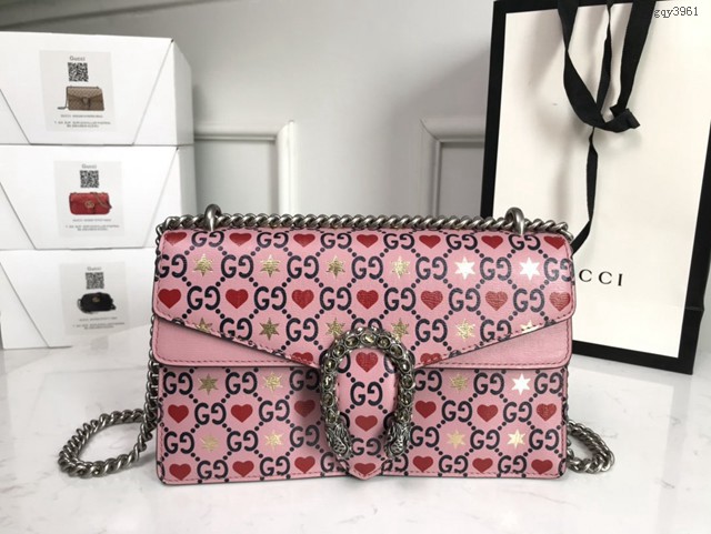 Gucci經典款女包 400249 古馳Gucci Dionysus情人節限量款 Gucci單肩斜挎女包  gqy3961