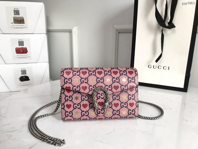 Gucci經典款女包 401231 古馳Gucci Dionysus情人節限量款 Gucci單肩斜挎女包  gqy3963