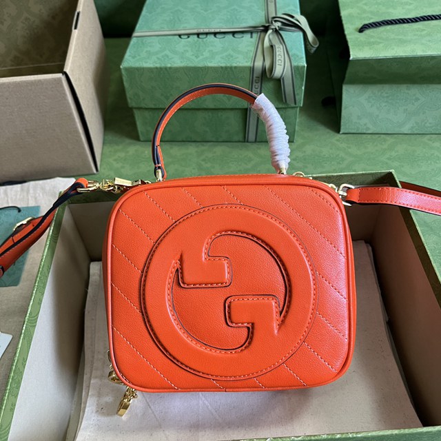 gucci專櫃新款原廠皮手袋單肩斜挎包 古馳Gucci Blondie系列手提包 jcp1148