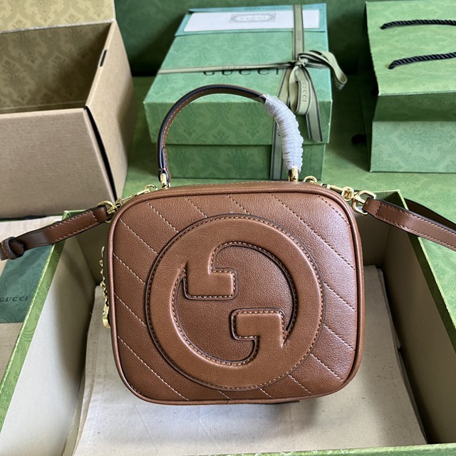 gucci專櫃新款原廠皮手袋單肩斜挎包 古馳Gucci Blondie系列手提包 jcp1149