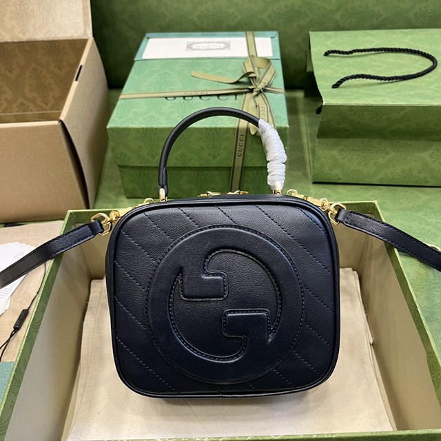 gucci專櫃新款原廠皮手袋單肩斜挎包 古馳Gucci Blondie系列手提包 jcp1150