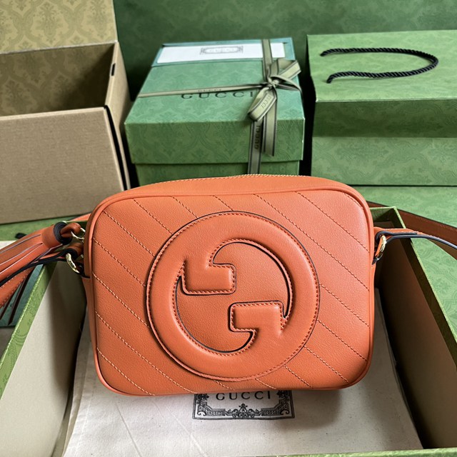 gucci專櫃新款原廠皮斜挎包手袋 古馳Gucci Blondie系列小號肩背包 jcp1159