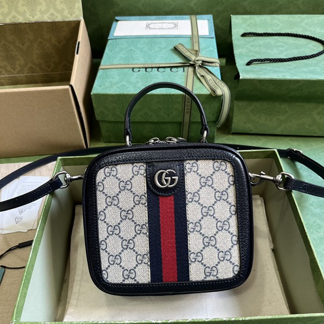 gucci專櫃新款手袋 古馳Ophidia系列GG迷你手提包 jcp1629