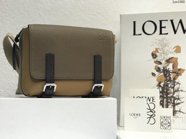 Loewe專櫃新款男包 羅意威military messenger XS小號郵差包 11358 lyw1000