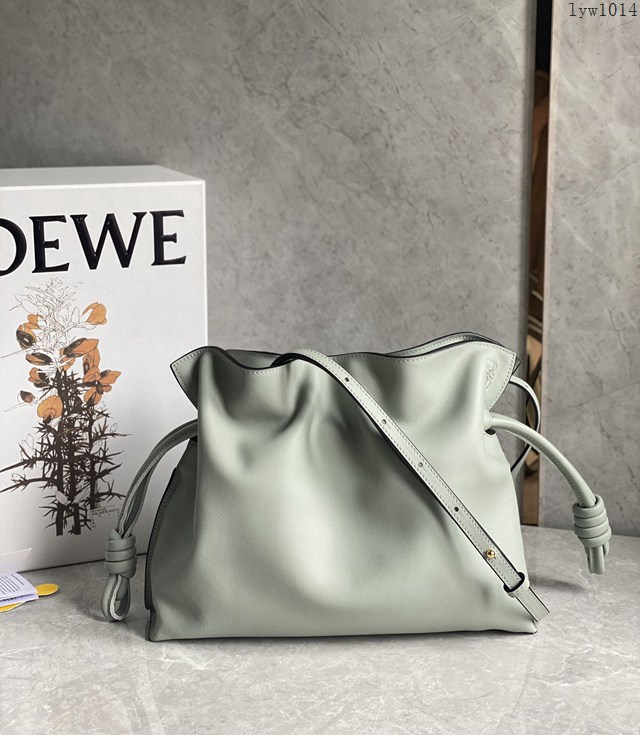 Loewe專櫃2022新款小牛皮肩背女包 羅意威Flamenco clutch系列升級版福袋大號 10856 lyw1014