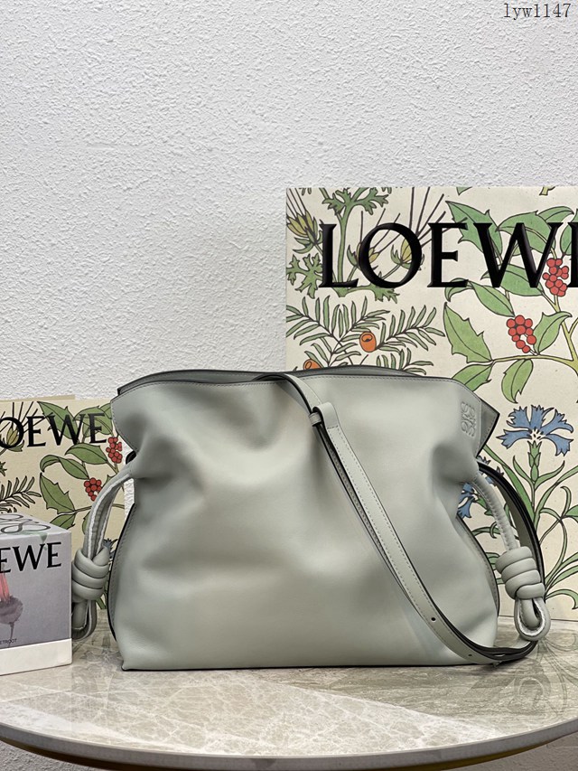 Loewe專櫃2022新款小牛皮肩背女包 羅意威Flamenco clutch系列升級版福袋大號 10856 lyw1147