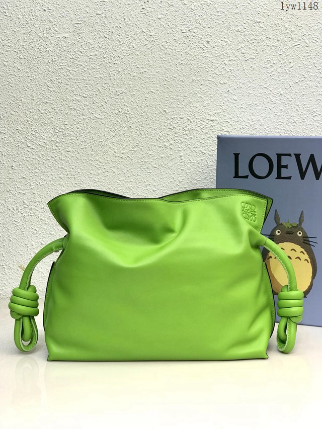 Loewe專櫃2022新款小牛皮肩背女包 羅意威Flamenco clutch系列升級版福袋大號 10856 lyw1148