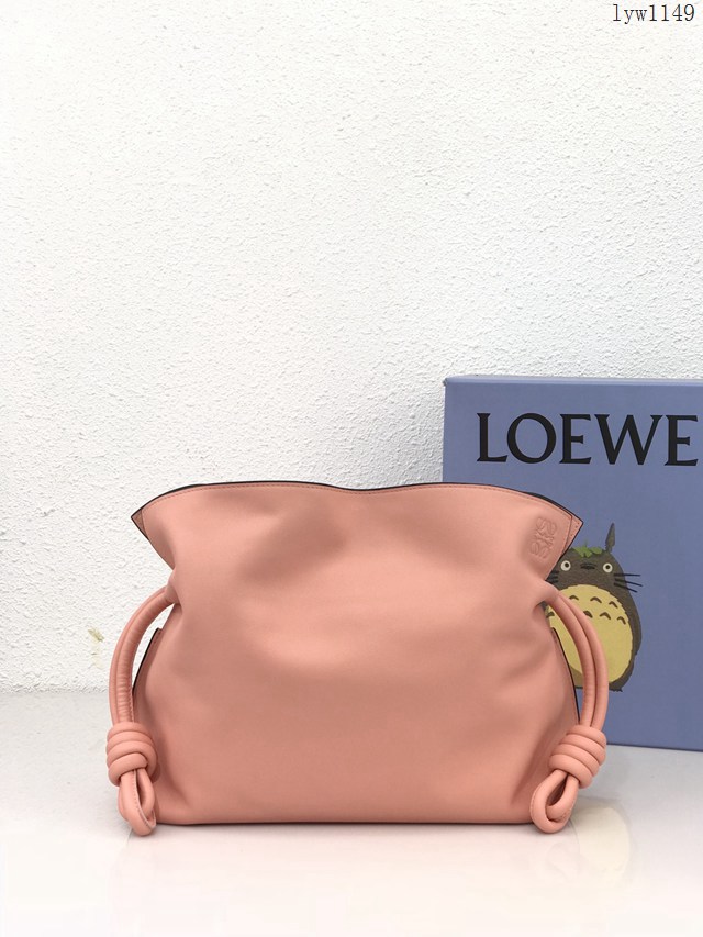 Loewe專櫃2022新款小牛皮肩背女包 羅意威Flamenco clutch系列升級版福袋大號 10856 lyw1149