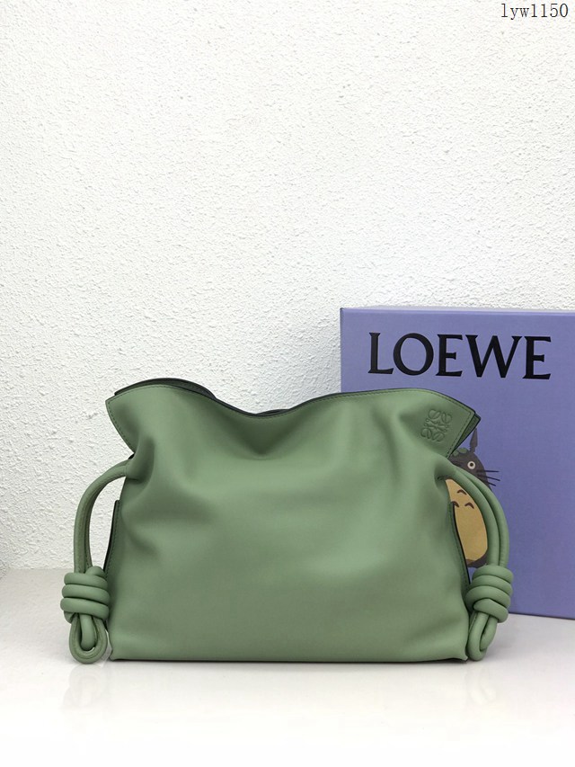 Loewe專櫃2022新款小牛皮肩背女包 羅意威Flamenco clutch系列升級版福袋大號 10856 lyw1150