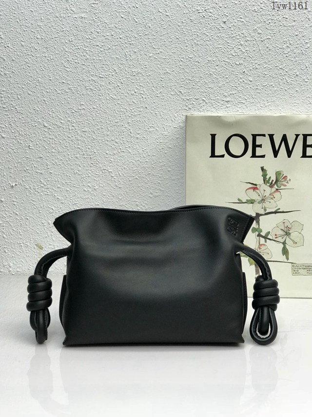 Loewe專櫃新款小牛皮束口抽繩福袋女款肩背包 羅意威Flamenco系列升級版迷你福袋 10855 lyw1161