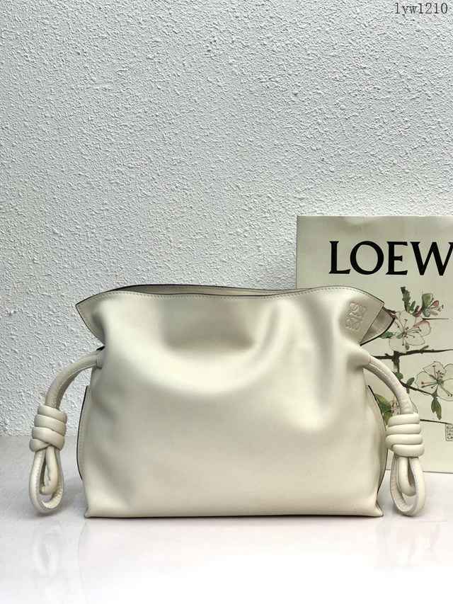 Loewe專櫃2022新款小牛皮肩背女包 羅意威Flamenco clutch系列升級版福袋大號 10856 lyw1210