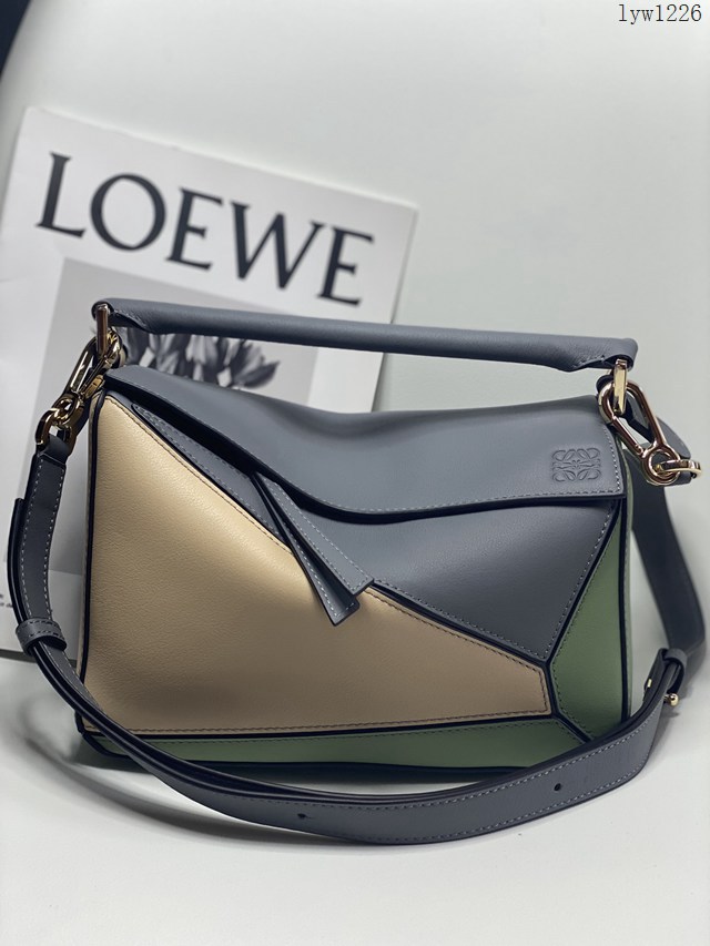 Loewe羅意威Puzzle女款系列小號幾何包 手提肩背斜挎女包 10172 lyw1226