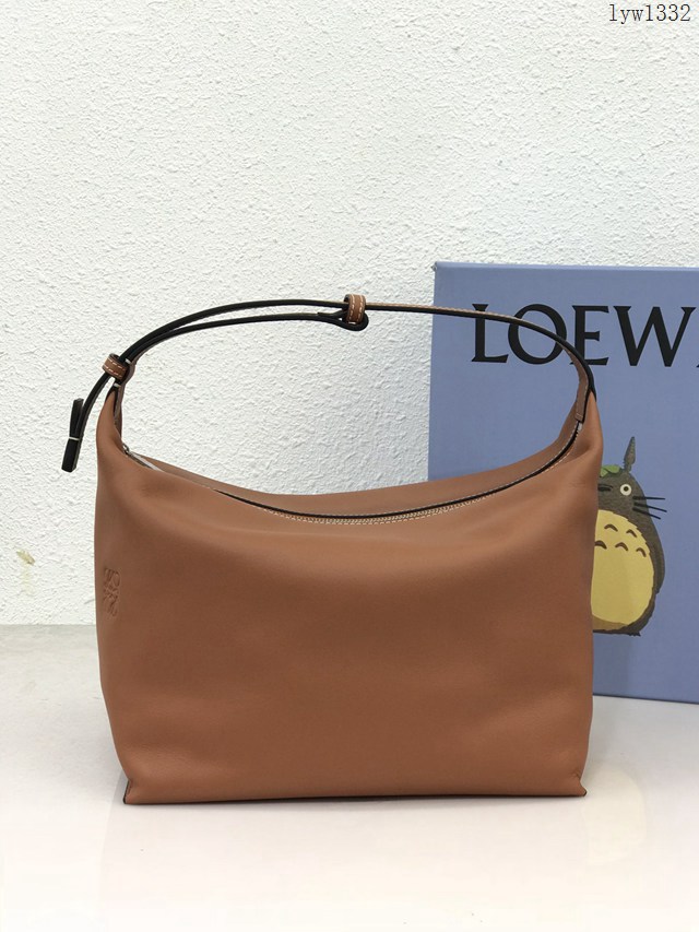 Loewe專櫃2022新款大號便當包飯盒包 羅意威Cubi Anagram腋下包 10231 lyw1332