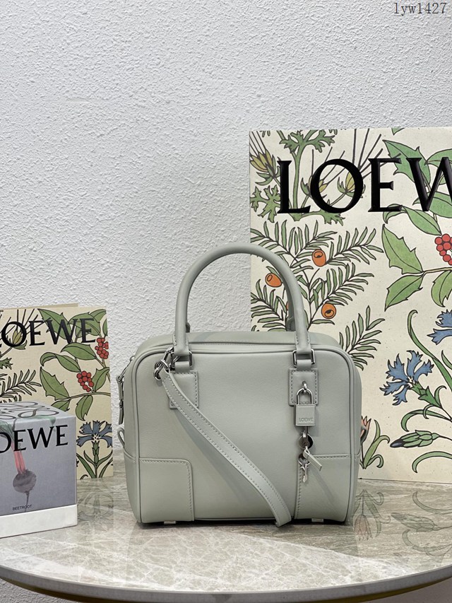 Loewe專櫃2022新款全皮純色手提肩背女包 羅意威Amazono手提包 10522 lyw1427