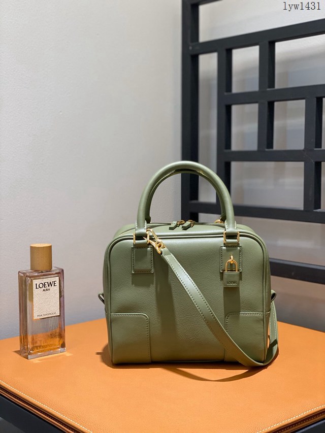 Loewe專櫃2022新款全皮純色手提肩背女包 羅意威Amazono手提包 10522 lyw1431