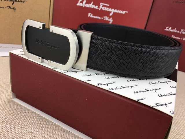 菲拉格慕男士皮帶 Ferragamo雙面牛皮休閒腰帶  jjp1026