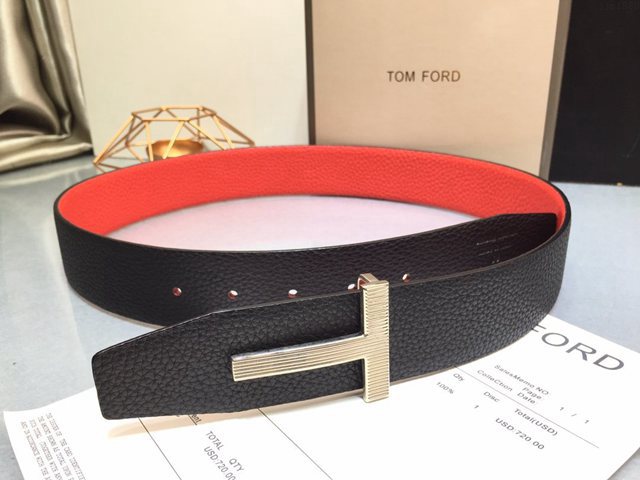 TOM FORD商務男士皮帶 湯姆福特雙面小牛皮腰帶  jjp1880