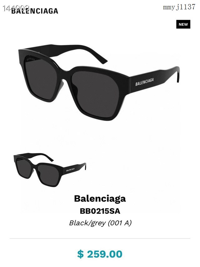 Balenciaga專櫃新款巴黎世家男女款時尚太陽鏡墨鏡 BB0215 mmyj1137