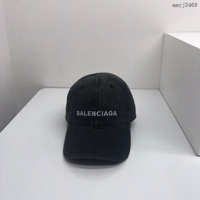 Balenciaga專櫃新款巴黎世家百搭款男女通用棒球帽鴨舌帽 mmyj3469