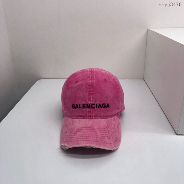 Balenciaga專櫃新款巴黎世家百搭款男女通用棒球帽鴨舌帽 mmyj3470