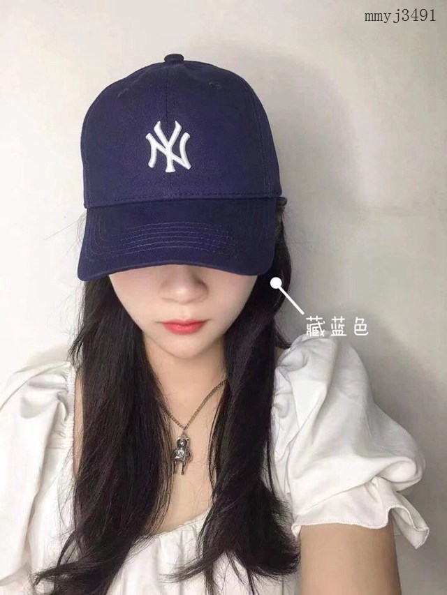 NY官網步上新棒球帽MLB新款專櫃品質防曬鴨舌帽 mmyj3491