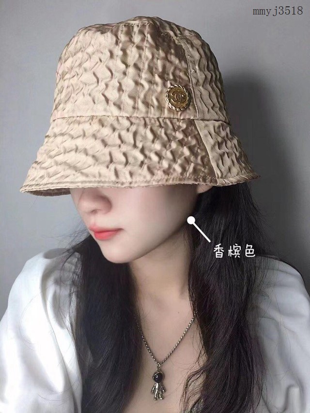 CHANEL專門店新款香奈兒秋款漁夫帽女士遮陽帽 mmyj3518