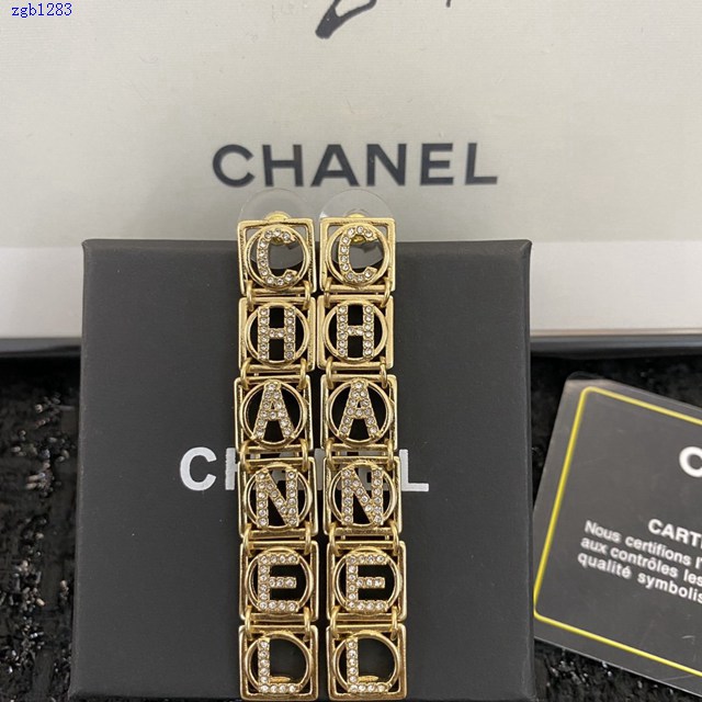 Chanel專櫃新款飾品 香奈兒熱銷款耳釘 zgb1283