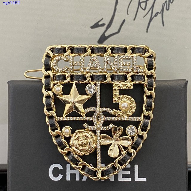 Chanel專櫃新款飾品 香奈兒經典熱銷款超火爆髮夾 zgb1462