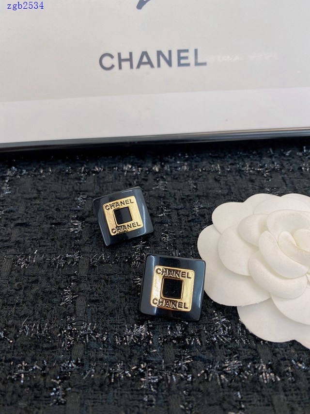 Chanel專櫃新款飾品耳圈 香奈兒耳釘熱銷款耳環 zgb2534