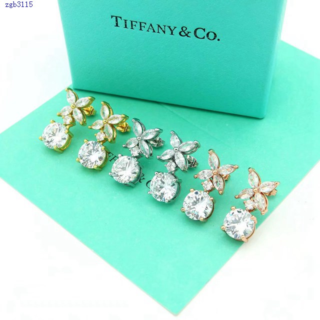 Tiffany新款鑽石耳吊耳釘 蒂芙尼馬眼Tiffany耳環 zgb3115