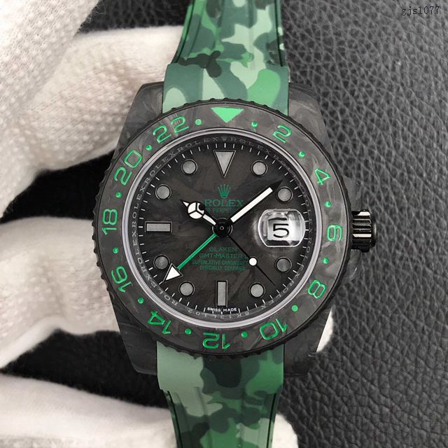 劳力士手表 Rolex Daytona翡翠夜光全碳纤维GMT Rolex高端男士腕表 gjs1077