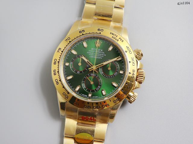 劳力士手表 Rolex宇宙计型迪通拿116508 N厂绿金迪 Rolex高端男士腕表 gjs1164