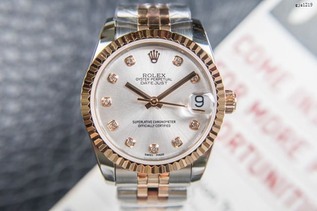 劳力士手表 DATEJUST最强版日志型系列腕表 Rolex经典款钢带机械女表 gjs1219